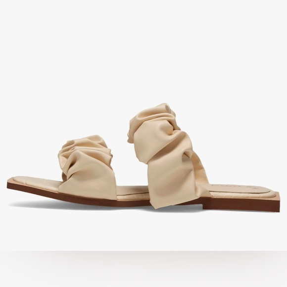 Circus NY by Sam Edelman Women's Iggy Ruffled Strap Slide Sandal Ivory US 5M NIB - Picture 3 of 14